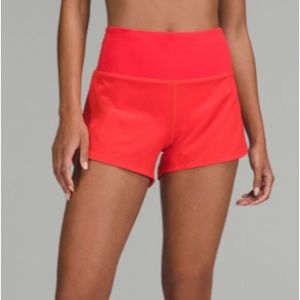 Lululemon Speed Up Shorts High-rise,  4” Inseam, Size 6